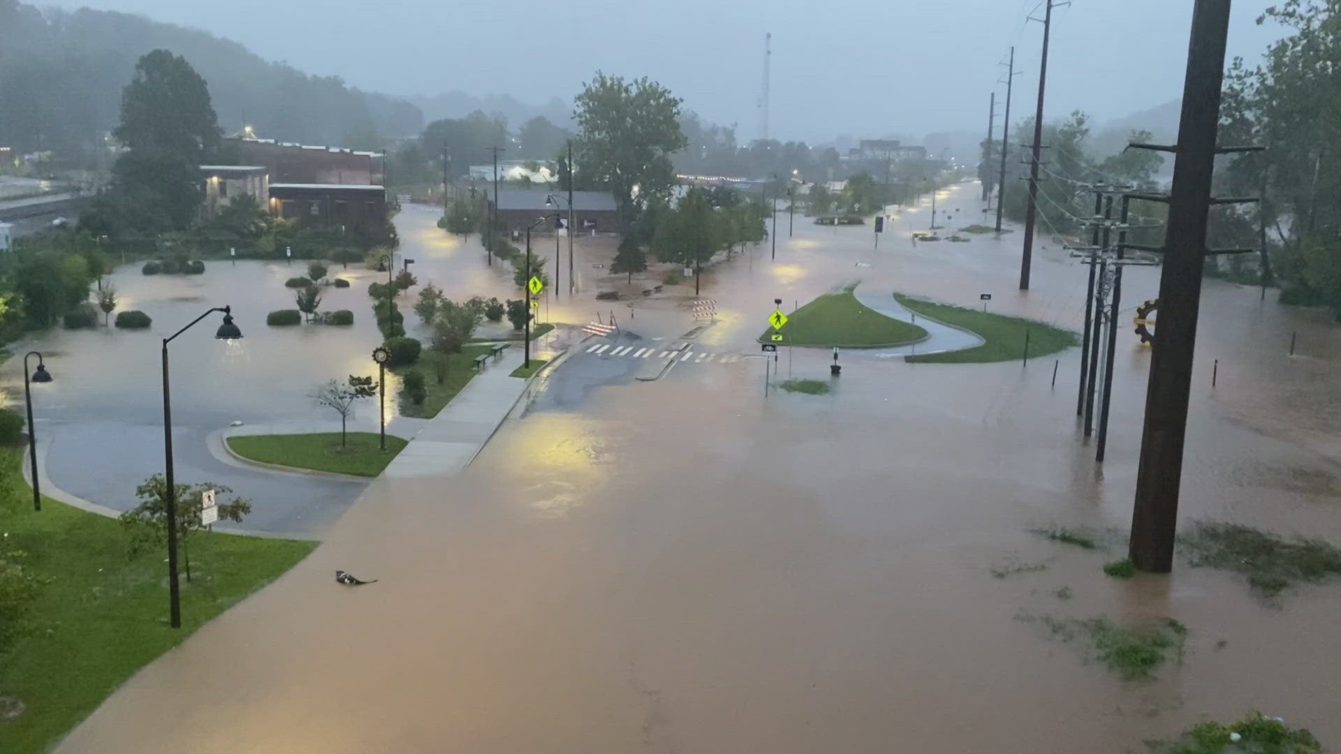 WFMY News 2's Amber Lake is in Asheville as Hurricane Helene makes landfall Friday morning.