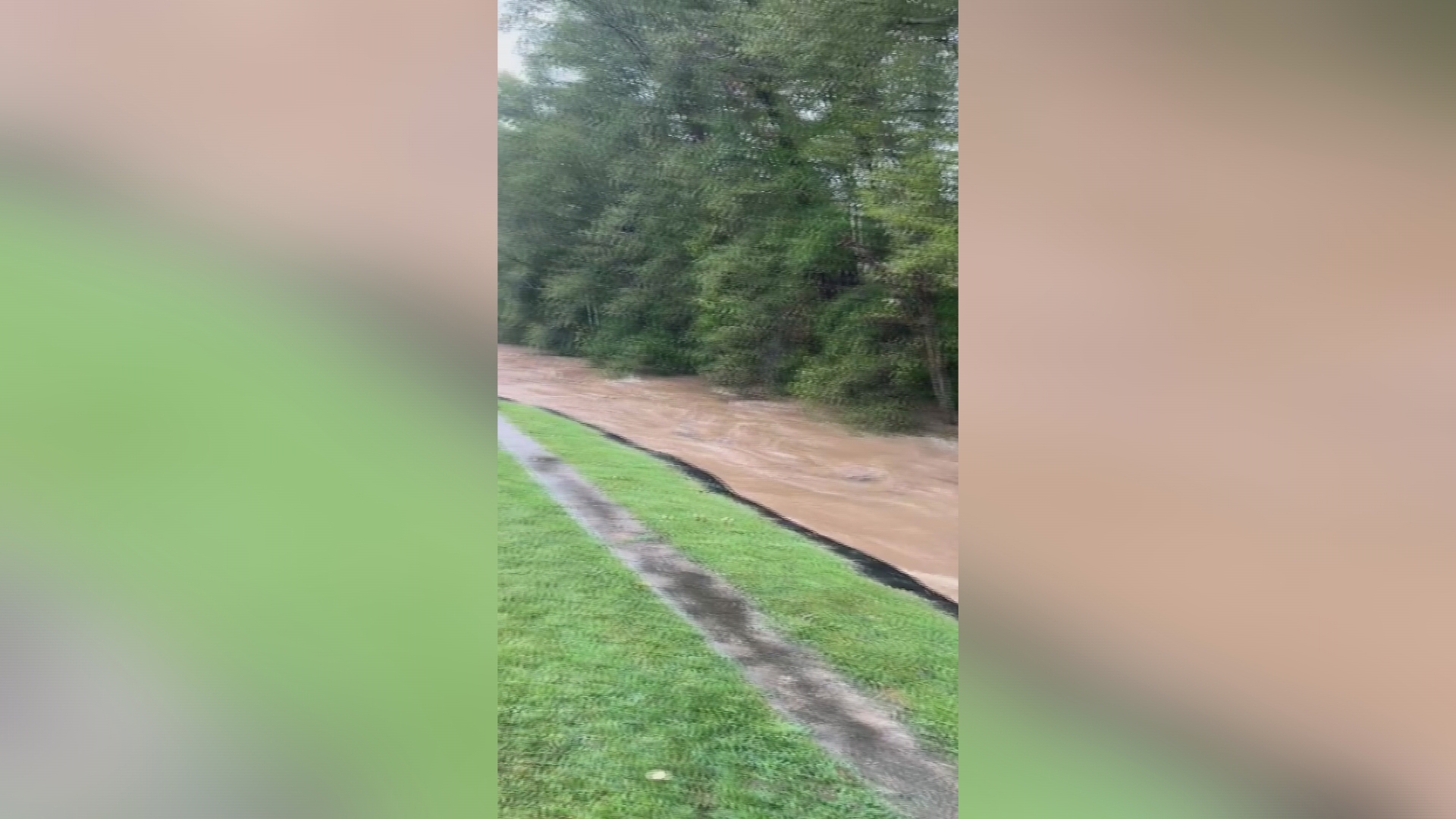 Firefighters rushed to save a woman stranded due to flooding in Wilkes County Thursday night.