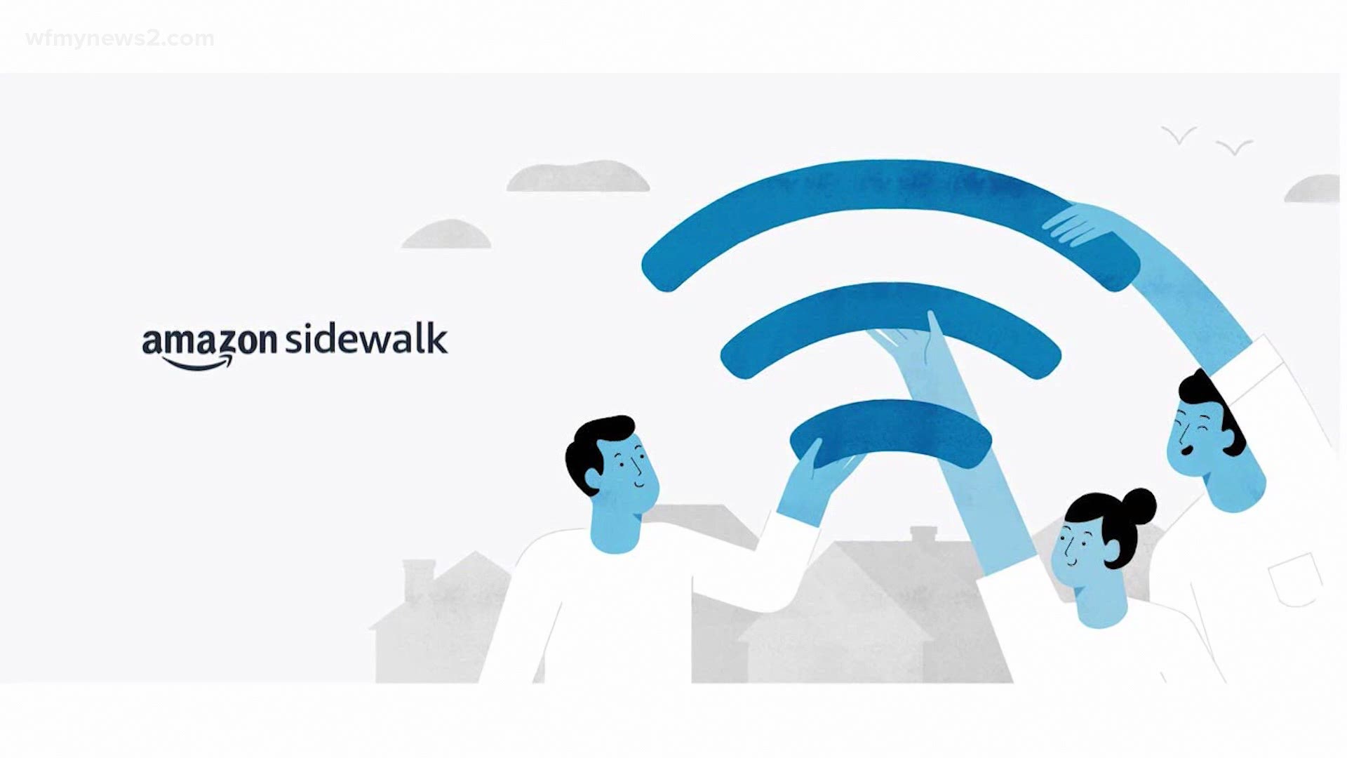 Sidewalk sends a small sliver of internet service from every home with an Amazon device to other homes in the area to boost spotty Wifi connection for the devices.