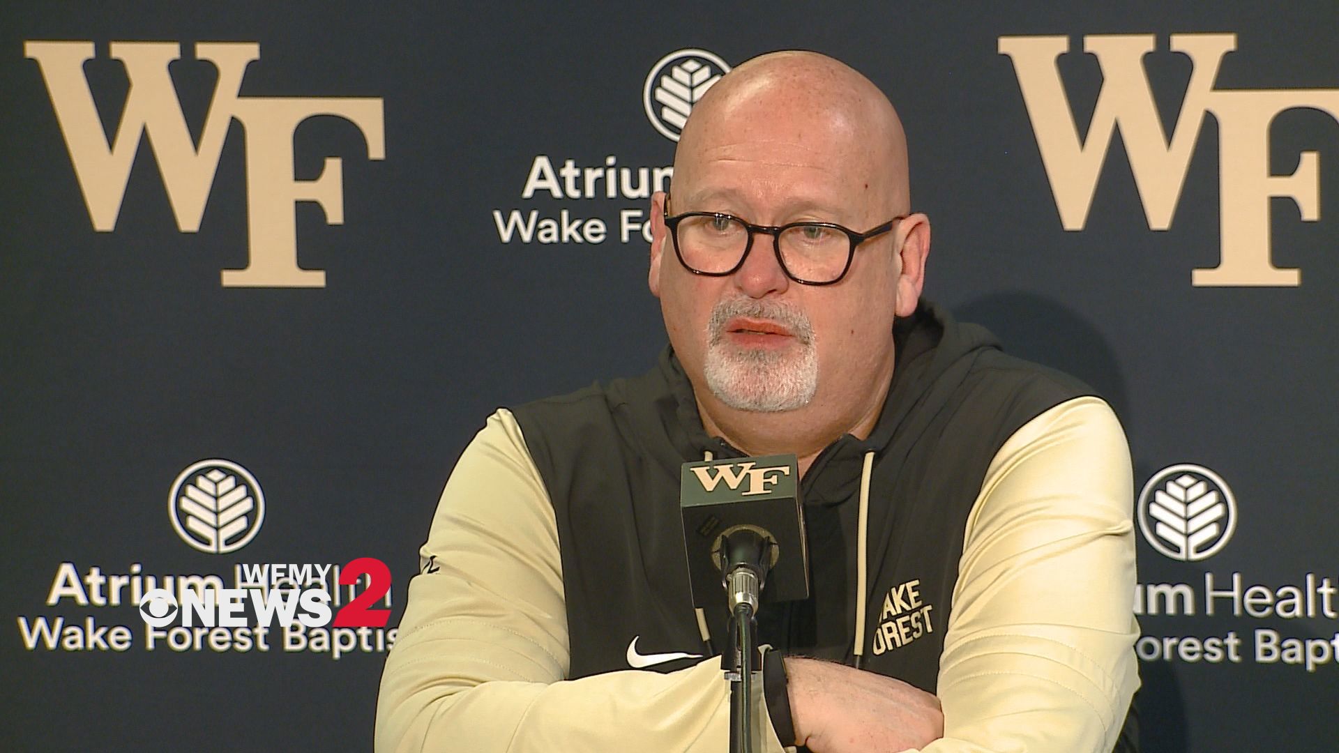 Postgame interview with Wake Forest Head Coach Steve Forbes after 67-66 win  over North Carolina