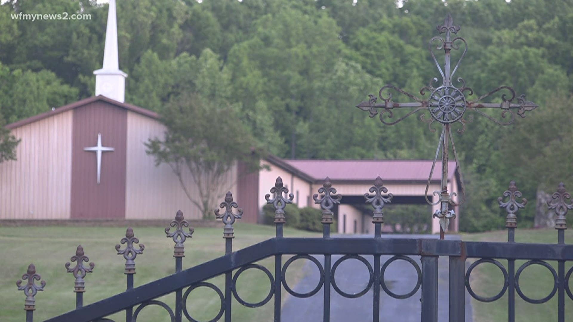 The pastor of an Eden church said he's holding services inside again because the first amendment protects him.