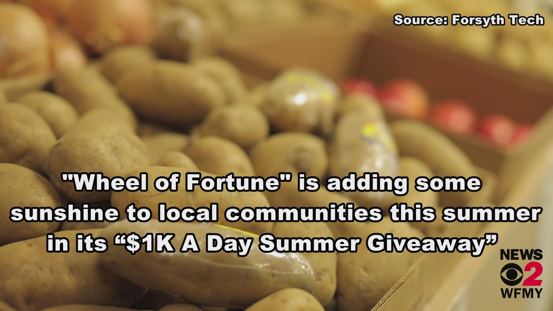 Louise Davis is thrilled to have won Wheel of Fortune's "1K a Day Summer Giveaway" and help the Clemmons Food Pantry