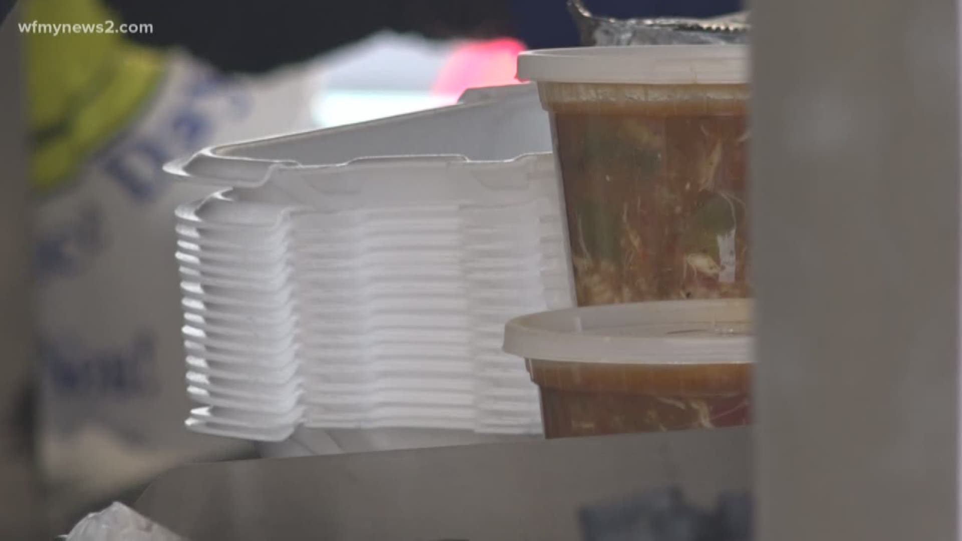 People who stop for a meal at their food truck are leaving with plates of baked fish and seafood gumbo.
