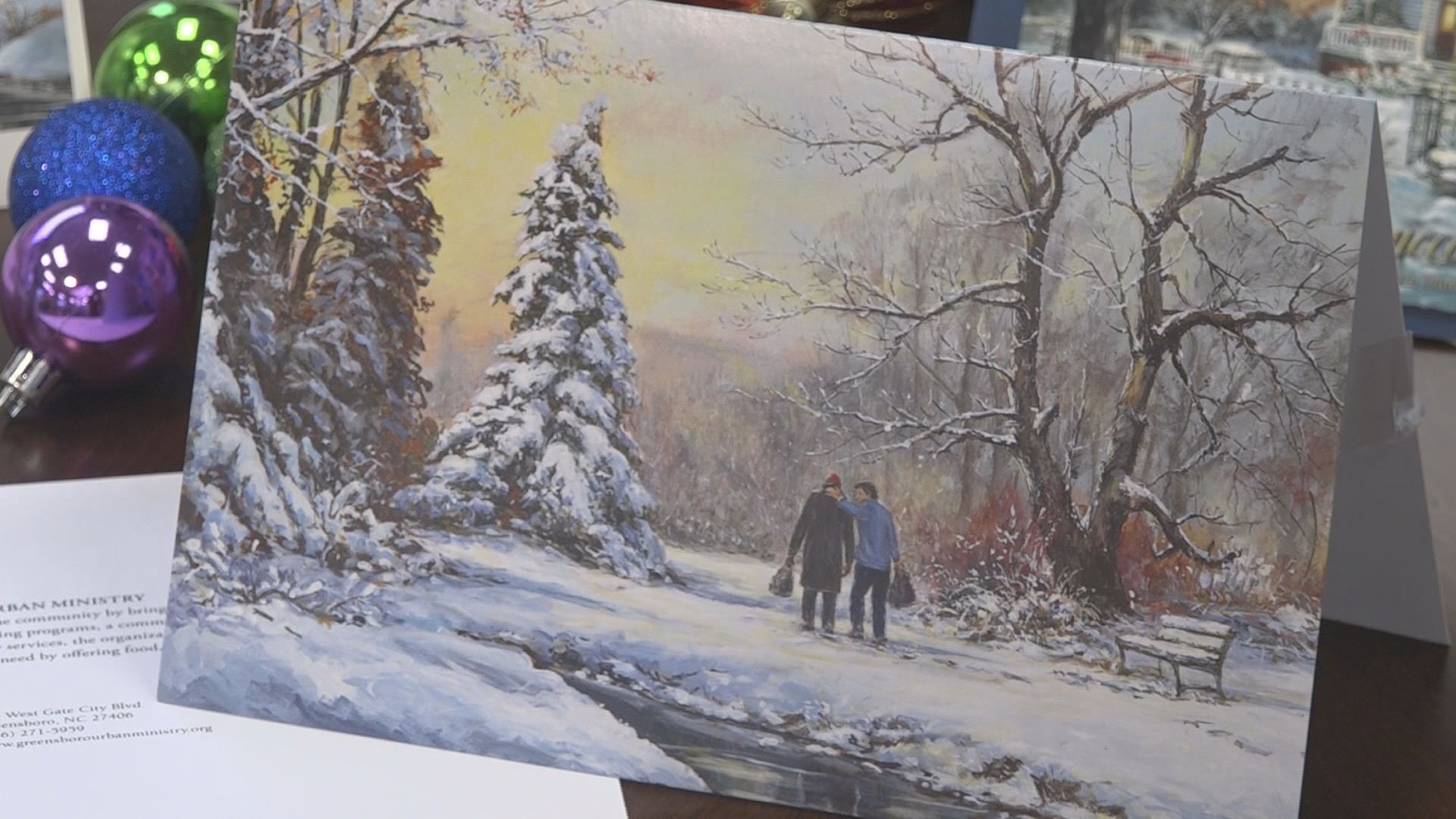 Bill Mangum is known for his annual painting that raises awareness and funds for the needy and homeless in North Carolina. It’s called the Honor Card program.