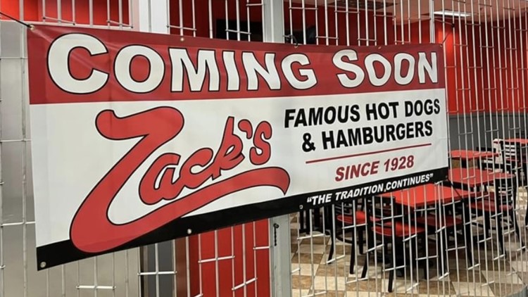 Zack's Hot Dogs to open new location in Holly Hill Mall