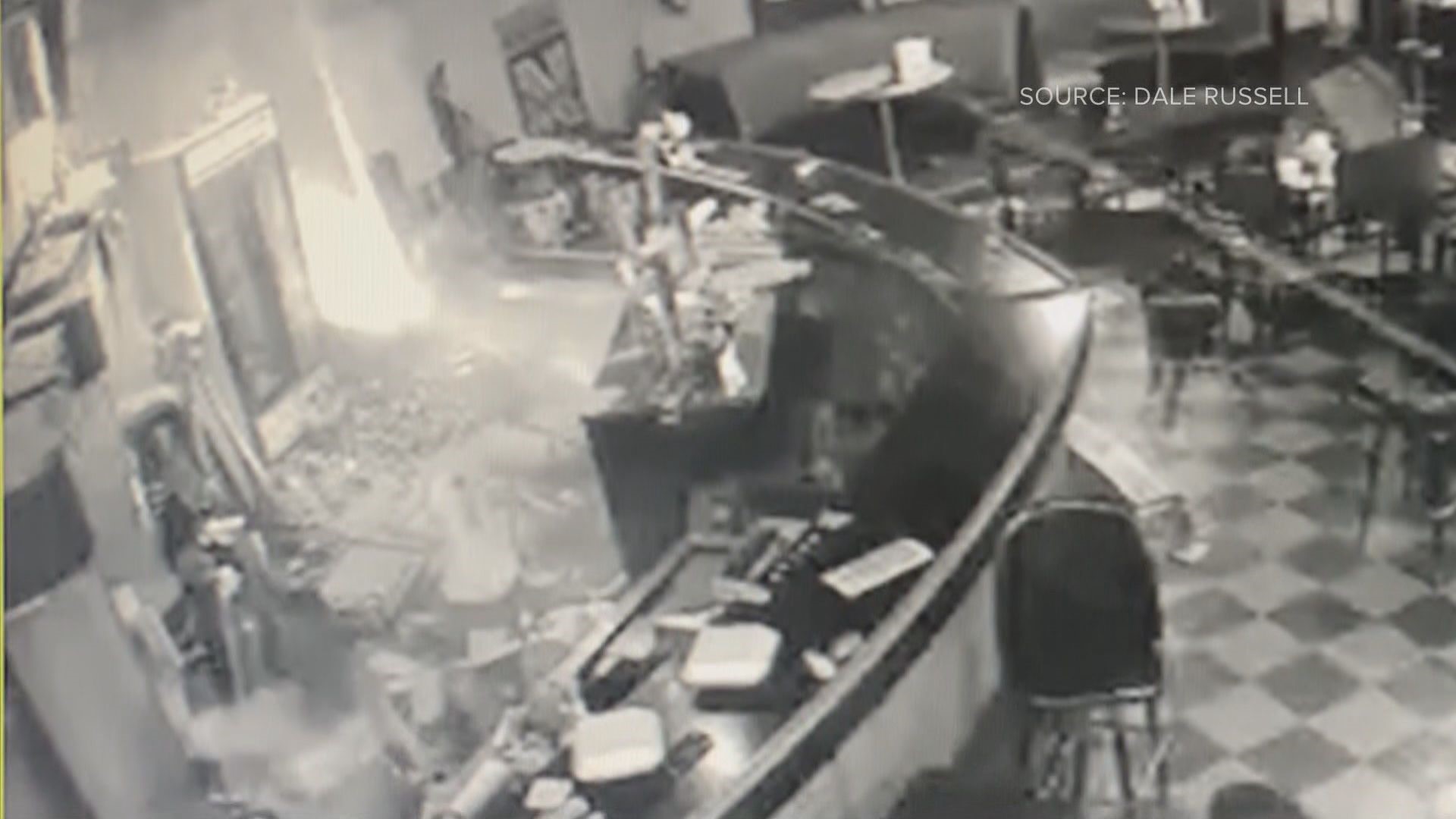 Randleman bartender rattled after truck slams into building