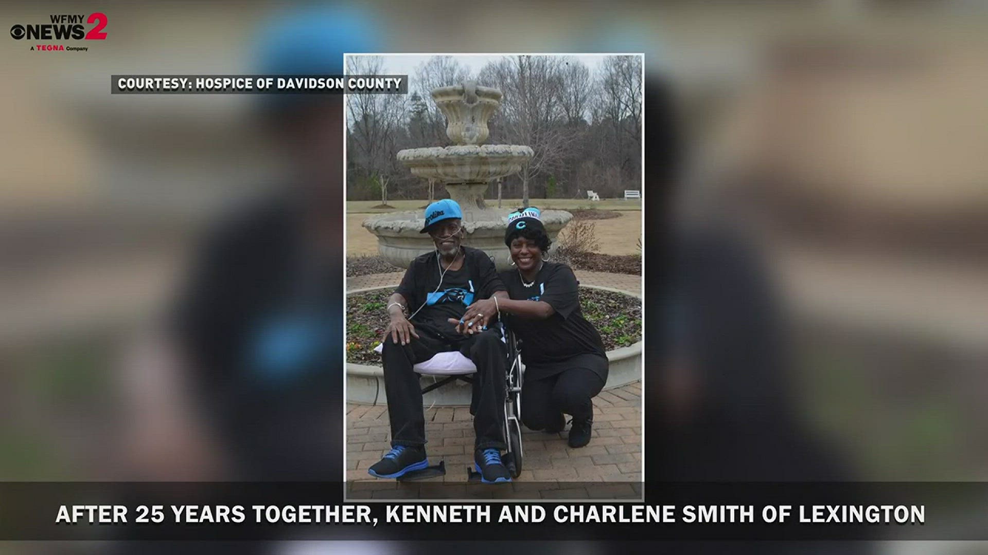 Lexington Couple Marries In Carolina Panthers Gear