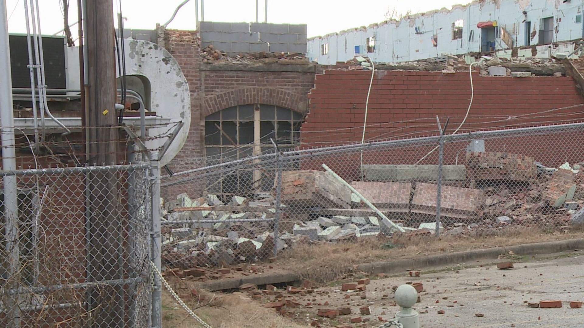 Demolition crews took down former Cone Mills White Oak Plant, which has been a part of Greensboro's denim history for 110 years. The plant shutdown in December 2017.