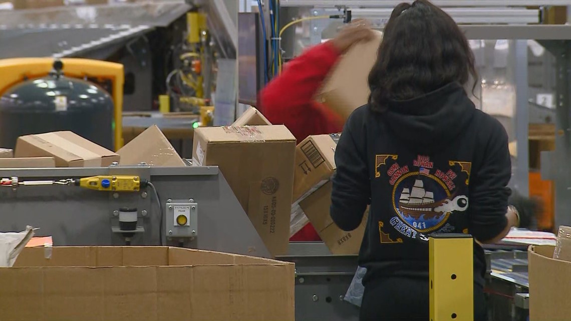 Inside Greensboro USPS distribution center for 2022 holiday season