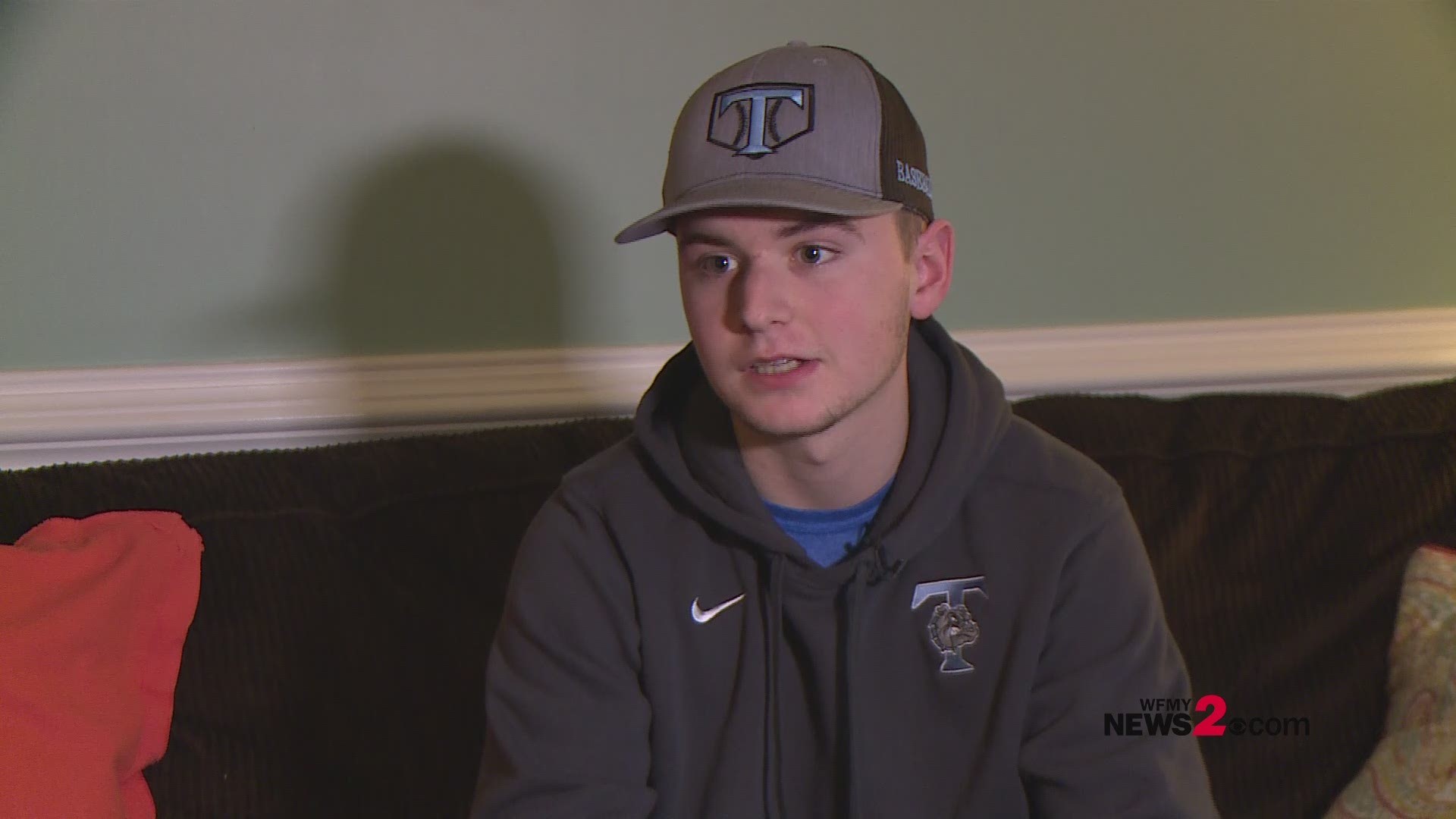 Courage is what describes 17-year-old, Tyler Bova. The Trinity student is the only survivor after his family was killed in a car crash in Utah. Tyler is now learning to walk again. He says, "I just know they want the best for me."