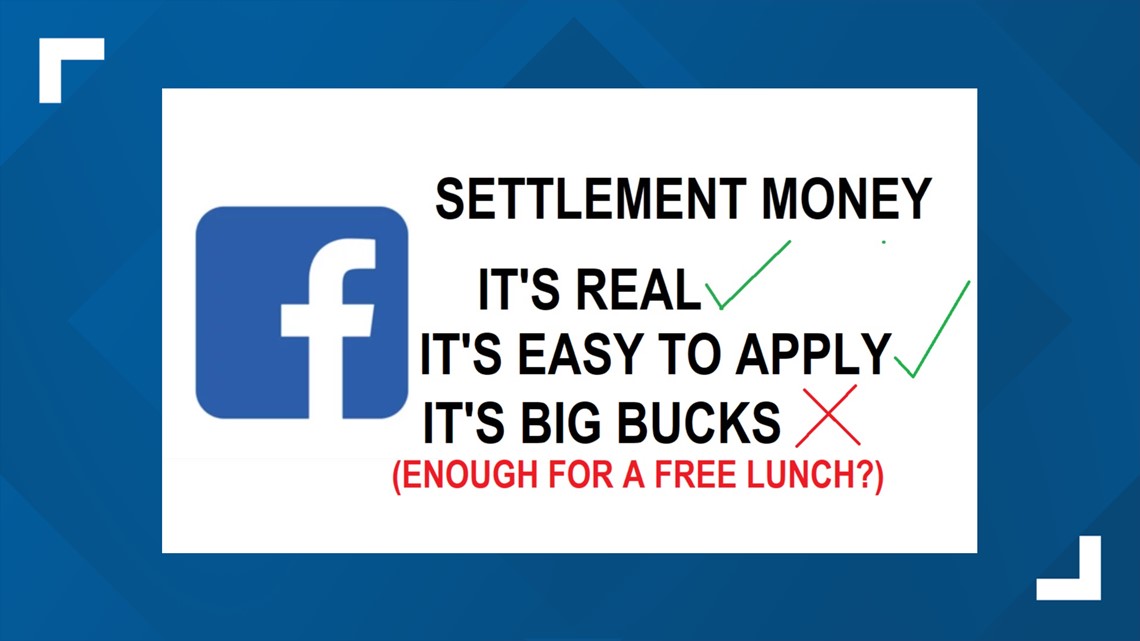 Facebook settlement deadline is August 25, 2023