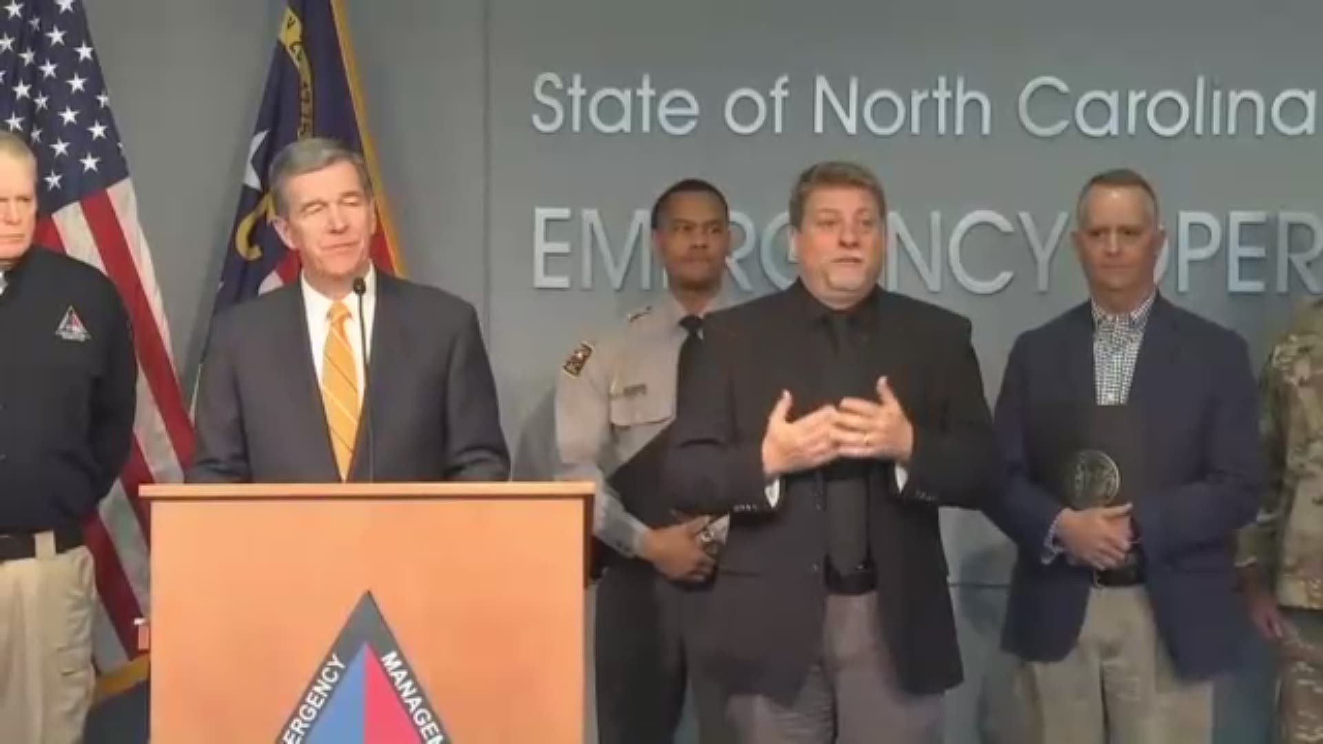 Governor Cooper urged North Carolinians to be prepared as winter weather moves through our state. Emergency crews will be stationed all over to help as needed.