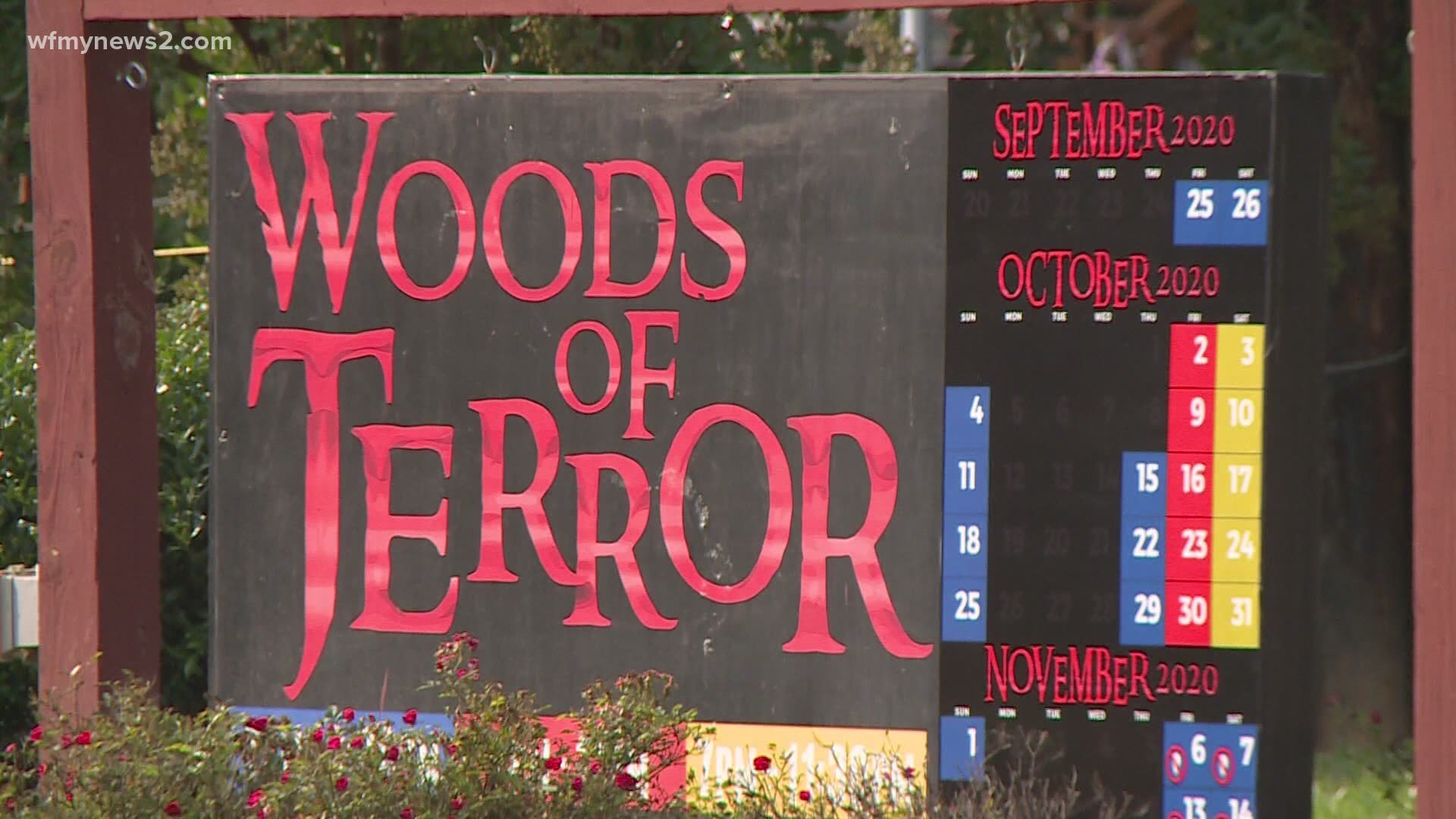 One woman started a petition calling on the owner of Woods of Terror to address the traffic problem with the Guilford County Sheriff's Office.