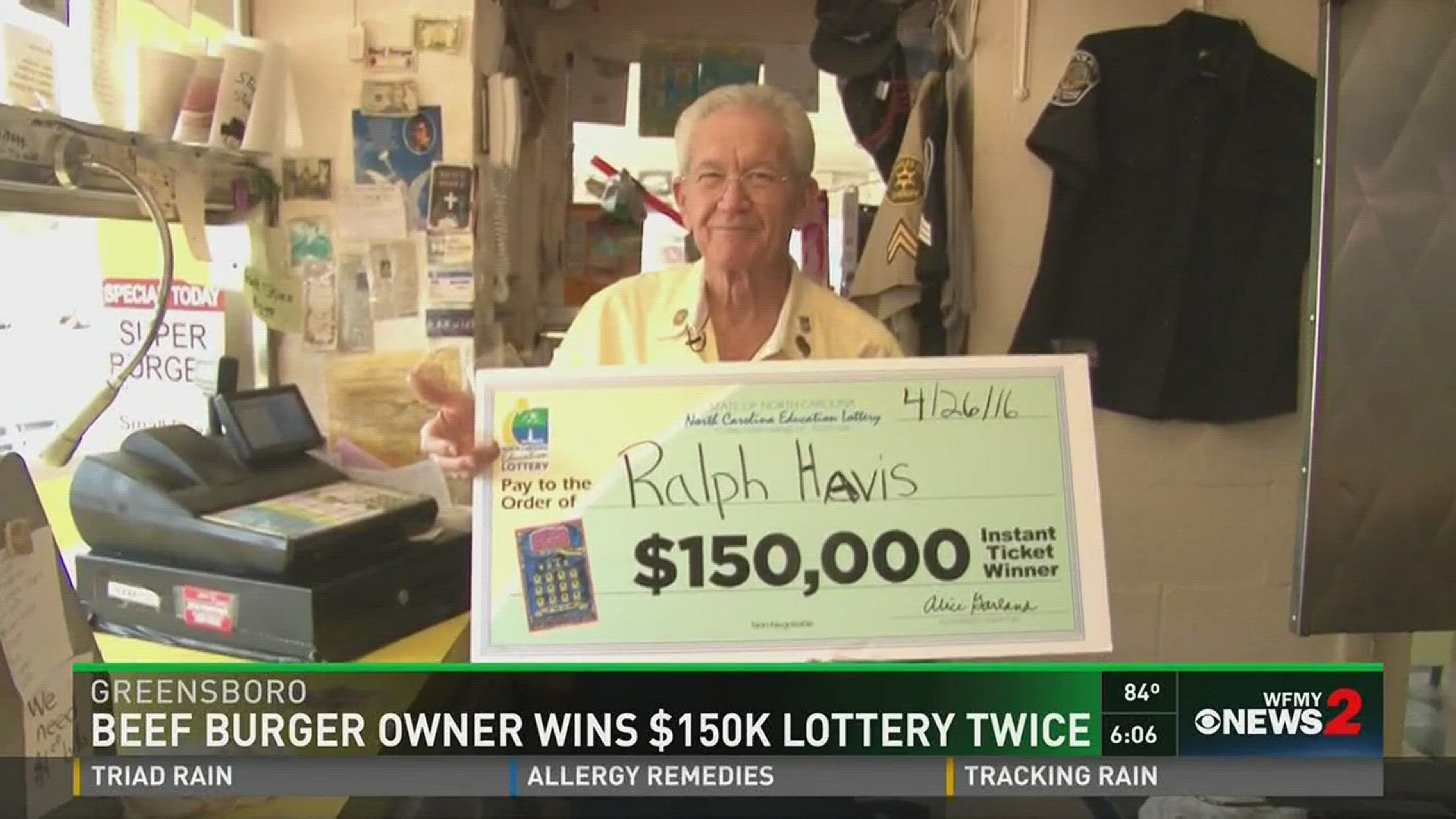 Greensboro Business Owner Wins Lottery Twice