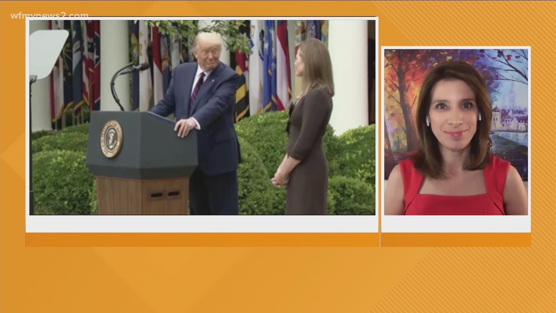A look at President Trump and Judge Barrett’s body language before announcing her nomination to the Supreme Court.
