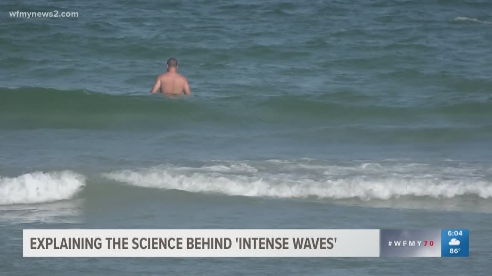 The victim's wife says the wave was so strong it knocked him down and broke his neck. WFMY News 2 takes a look at the science behind an intense wave.