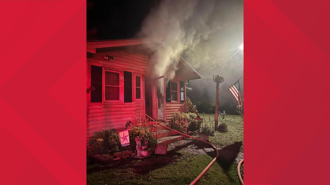 House fire in Randolph County, NC