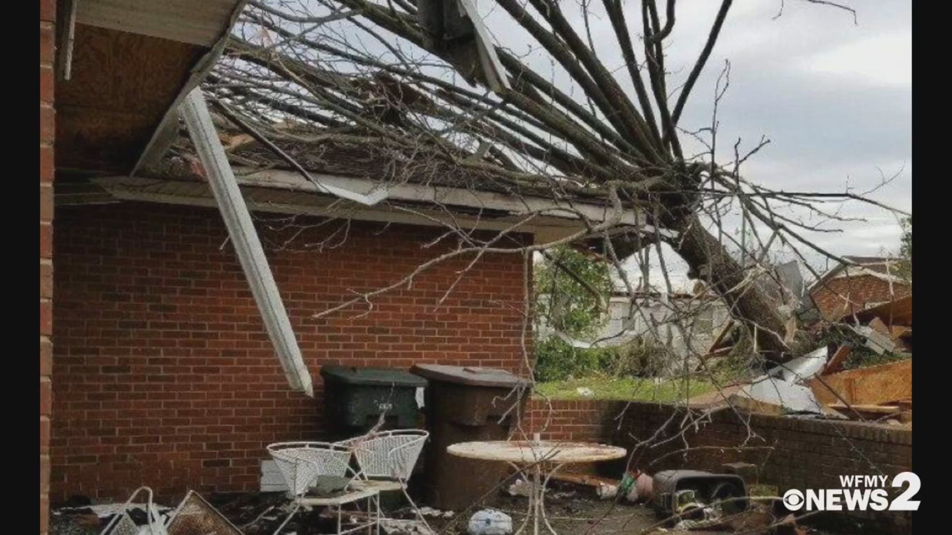 The 2018 tornado that tore through parts of Greensboro devastated Marie Sims' home. A year and 10 months later, she's home.
