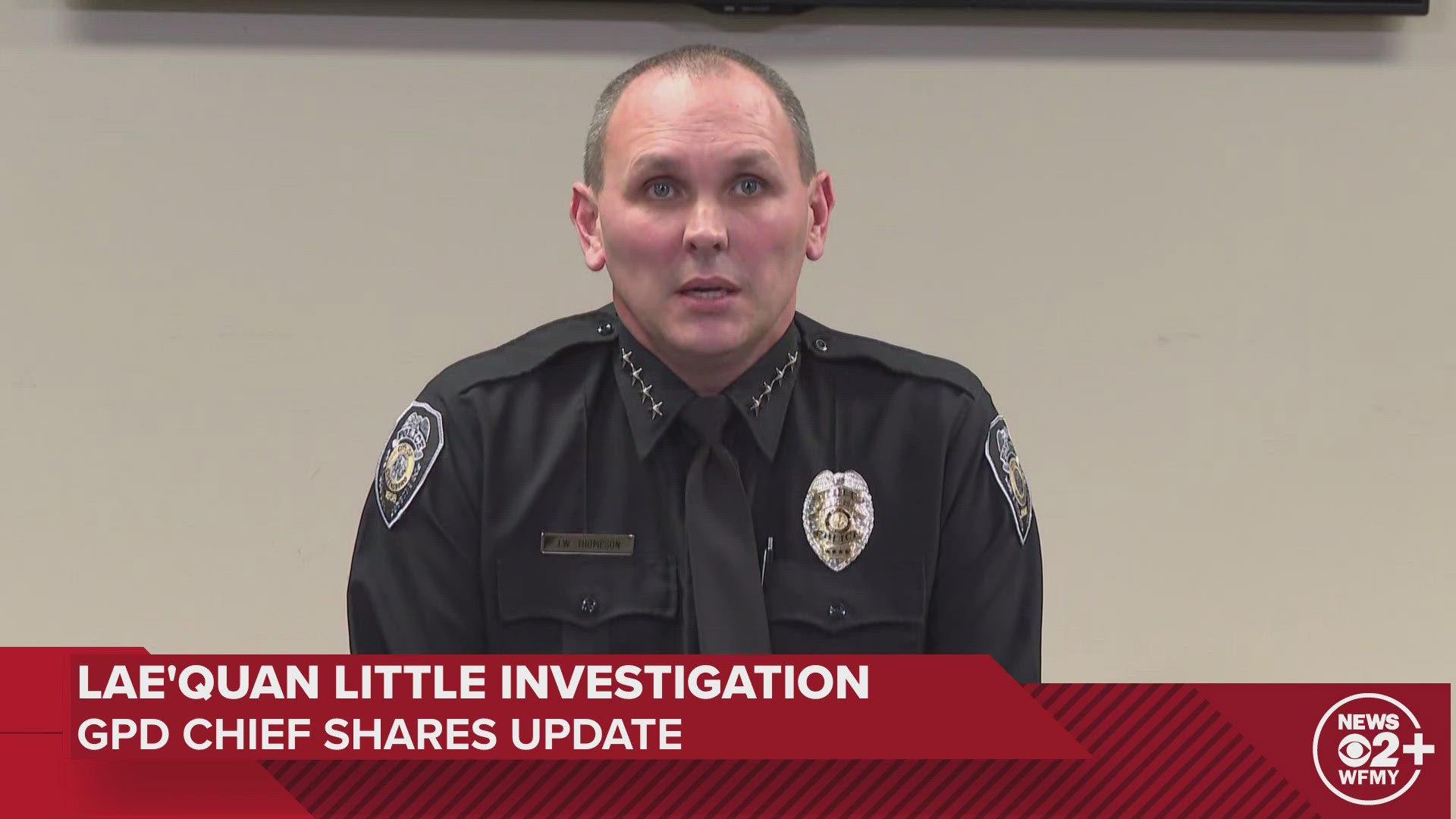 GPD Chief John Thompson addresses the community's concerns in the death investigation of Lae'Quan Little, whose body was found in a car submerged in a pond. 