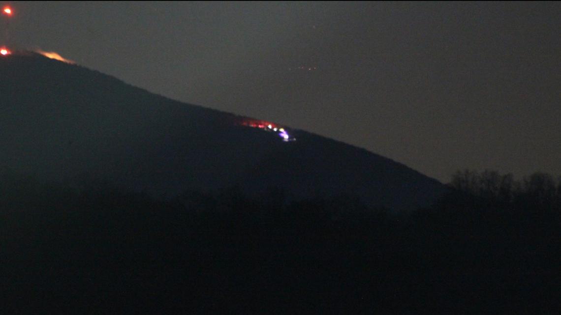 Sauratown Mountain on fire in Stokes County - Vimarsana News