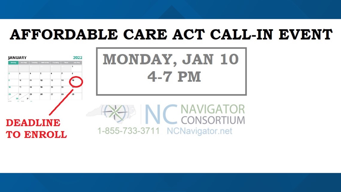 ACA enrollment deadline is Jan 15. Get free help signing up
