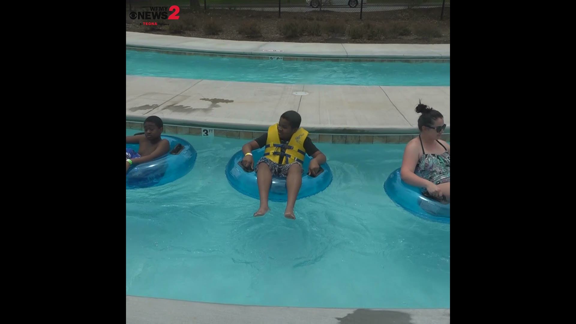 Winston-Salem opens its first water park, which includes a pool, lazy river, spray ground, water slides, changing rooms, concessions area and more.