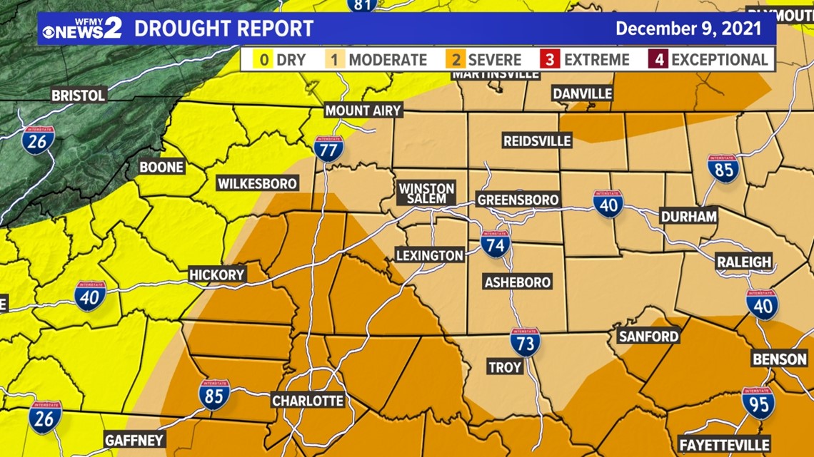 Severe drought spreads to half of North Carolina | wfmynews2.com