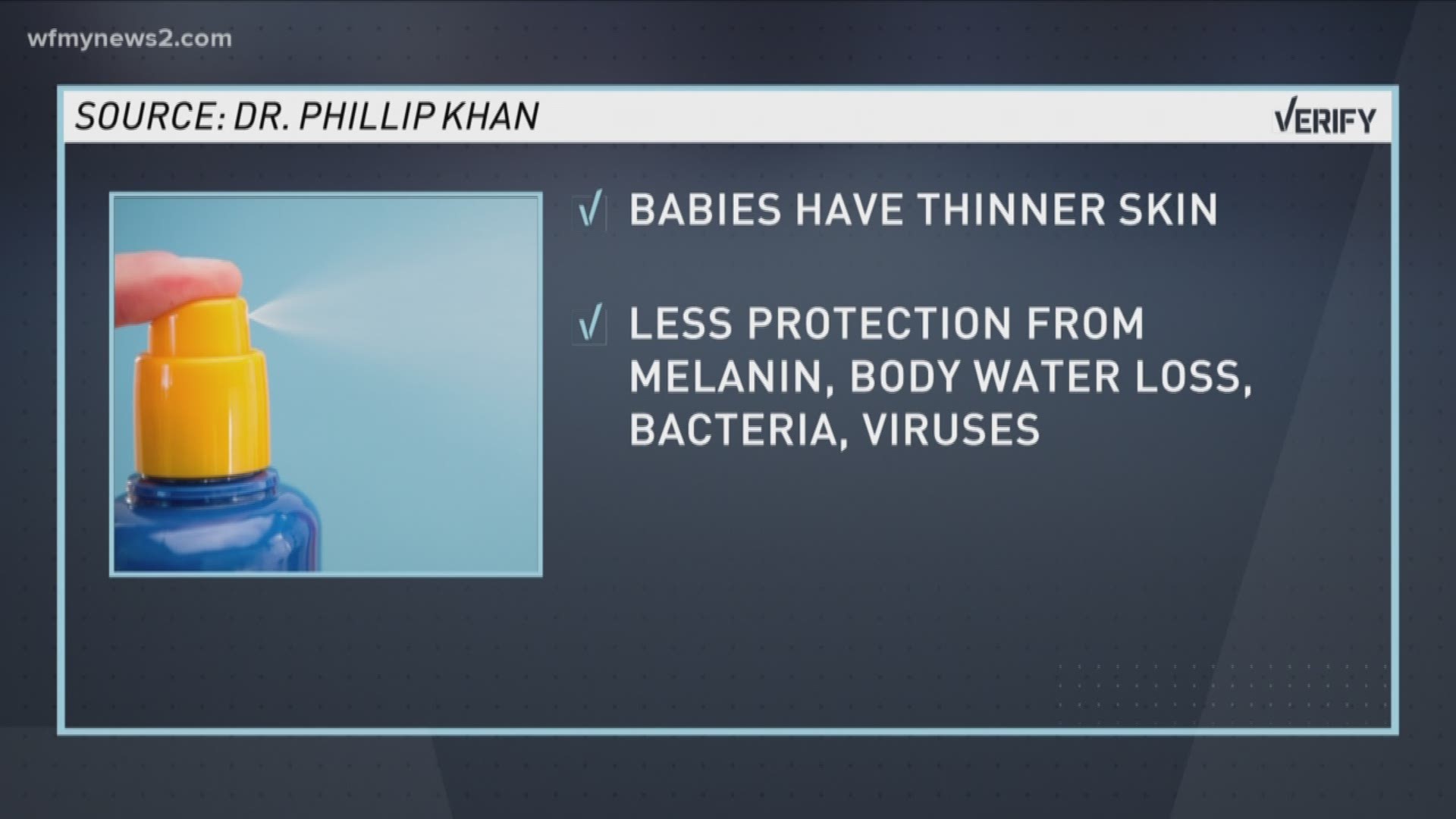 VERIFY Can Aerosol Sunscreens Burn Babies?