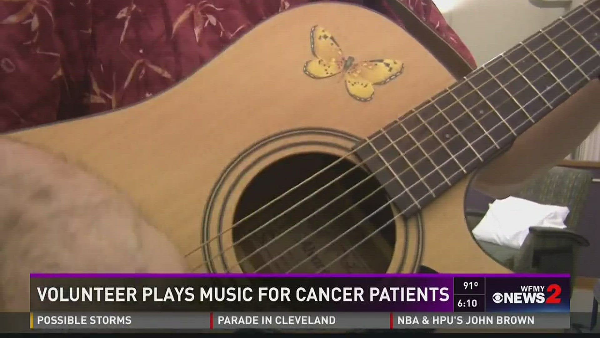 Volunteer Uses Music To Help Patients