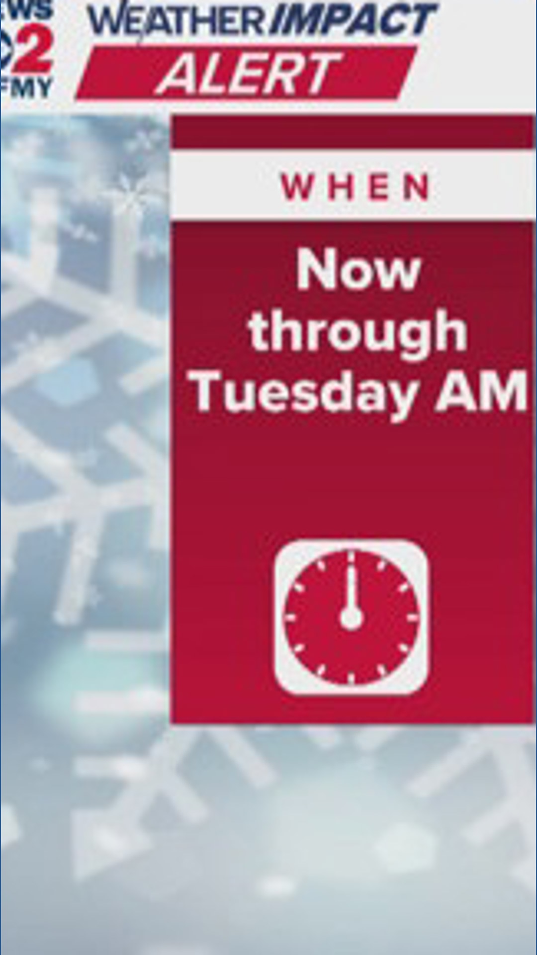 Extremely cold temps coming Tuesday morning | Weather Impact Alert ...