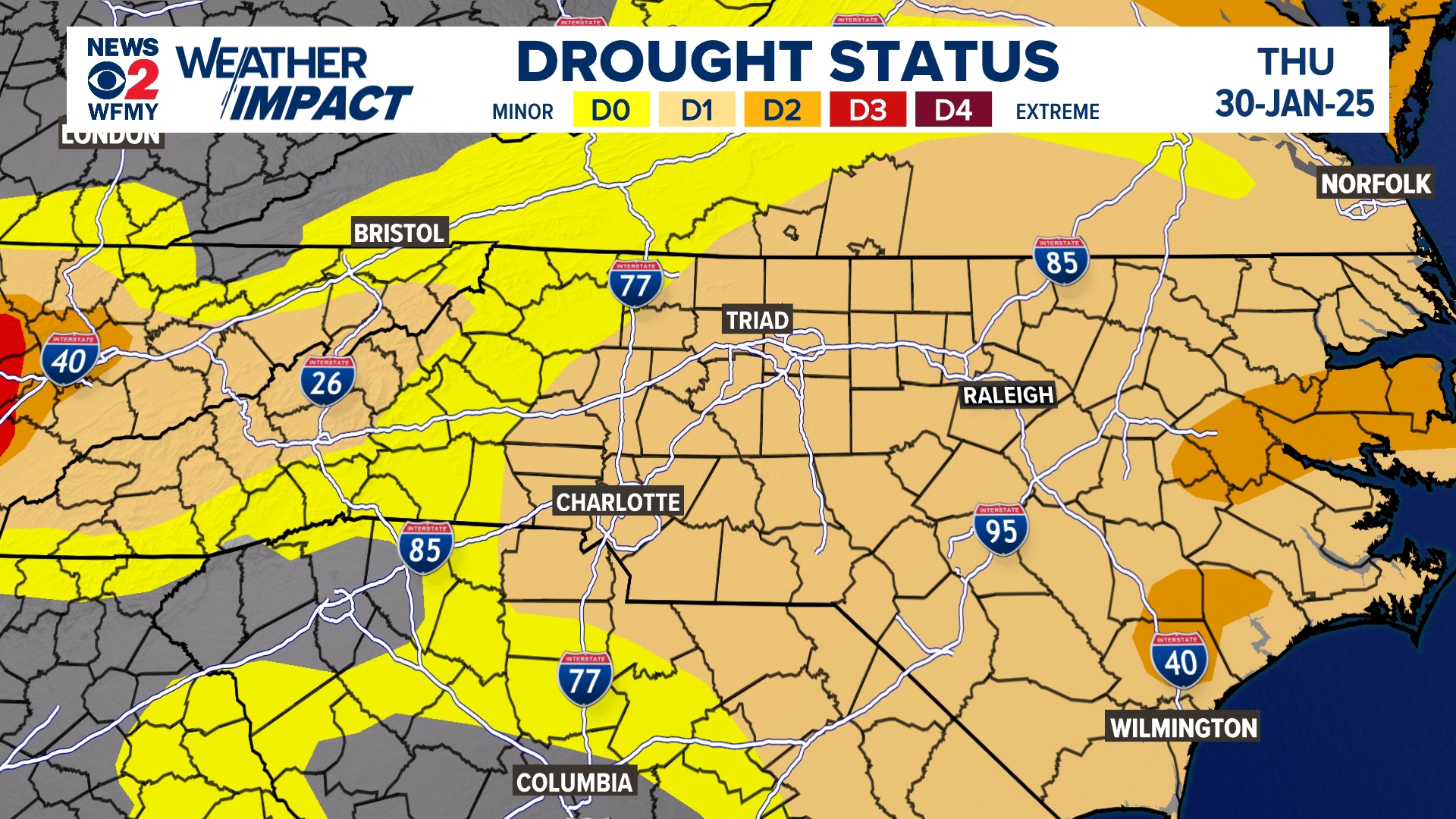 Friday rain and wind are heading to North Carolina | wfmynews2.com