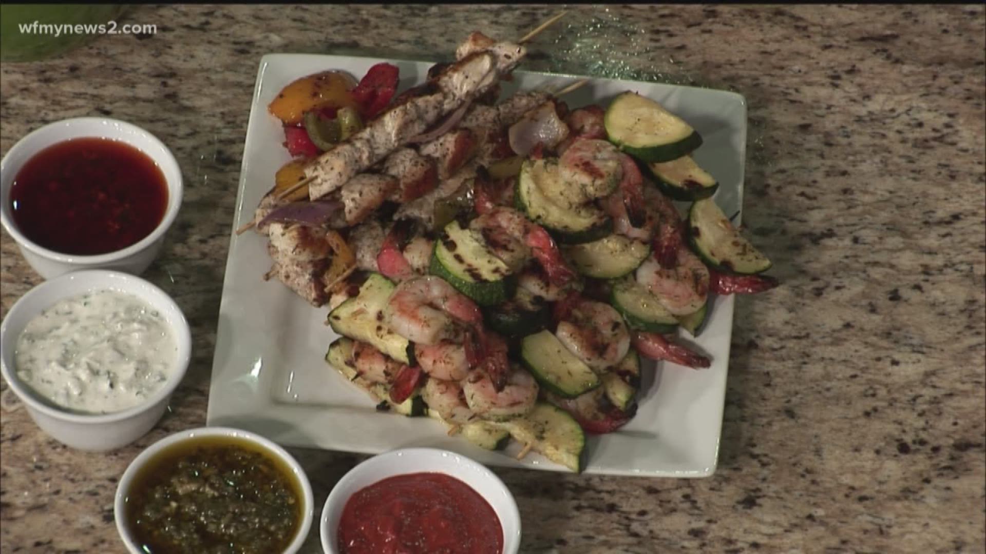 Erin Williams is back in studio to teach us how to spice up our Saturday with Shrimp Kabobs.