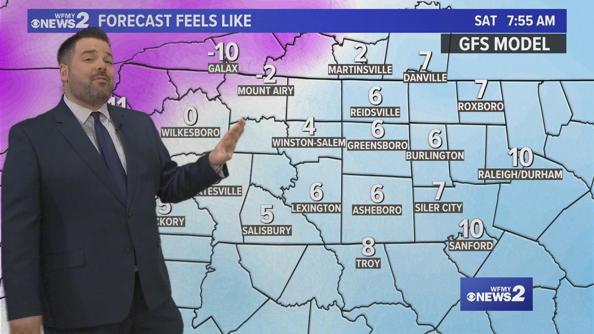 Greensboro weather Tuesday evening forecast for January 16, 2024