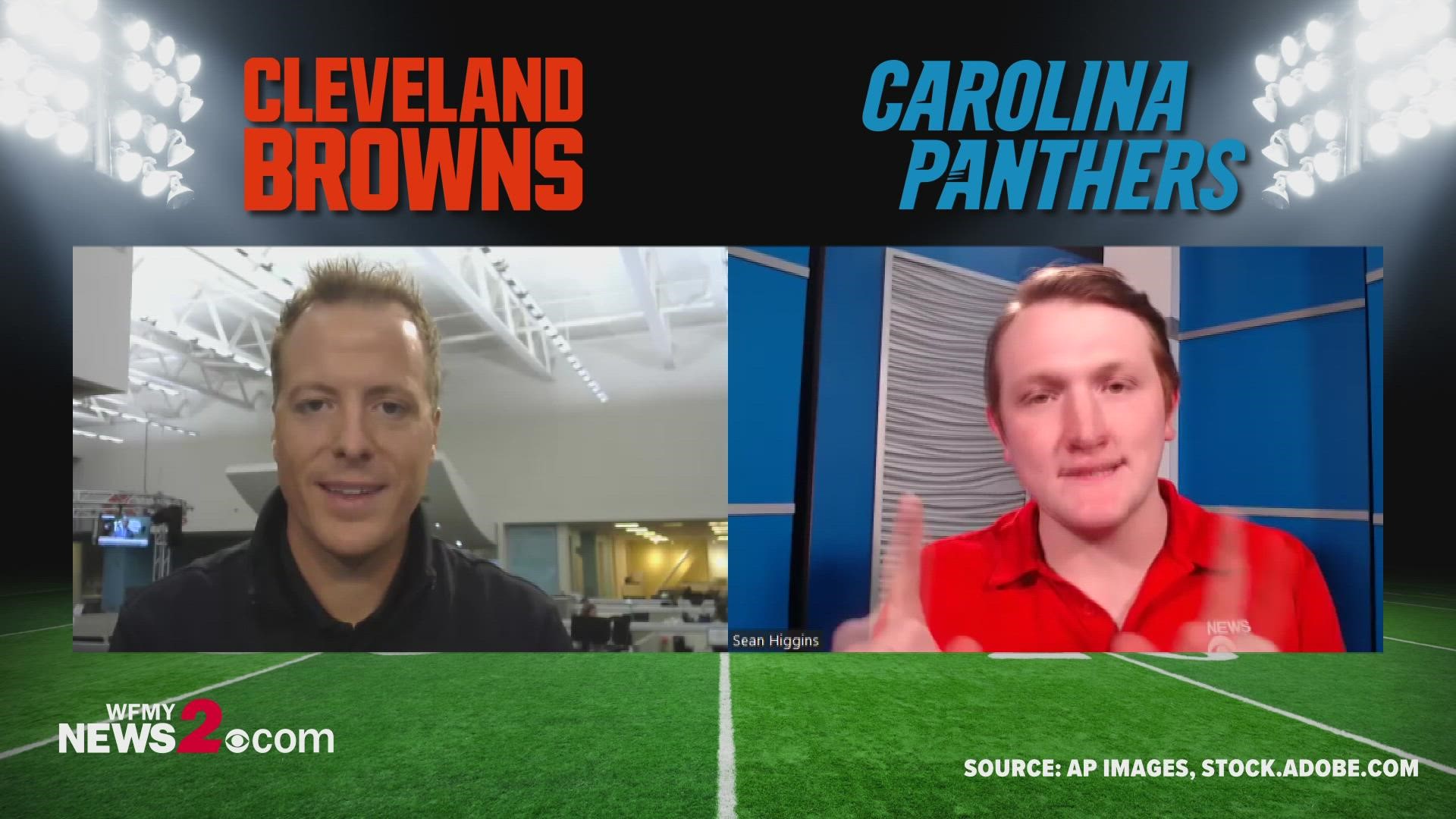 WFMY News 2's Sean Higgins chats with our sister station WKYC's Nick Camino on Carolina's season-opening matchup with the Cleveland Browns.