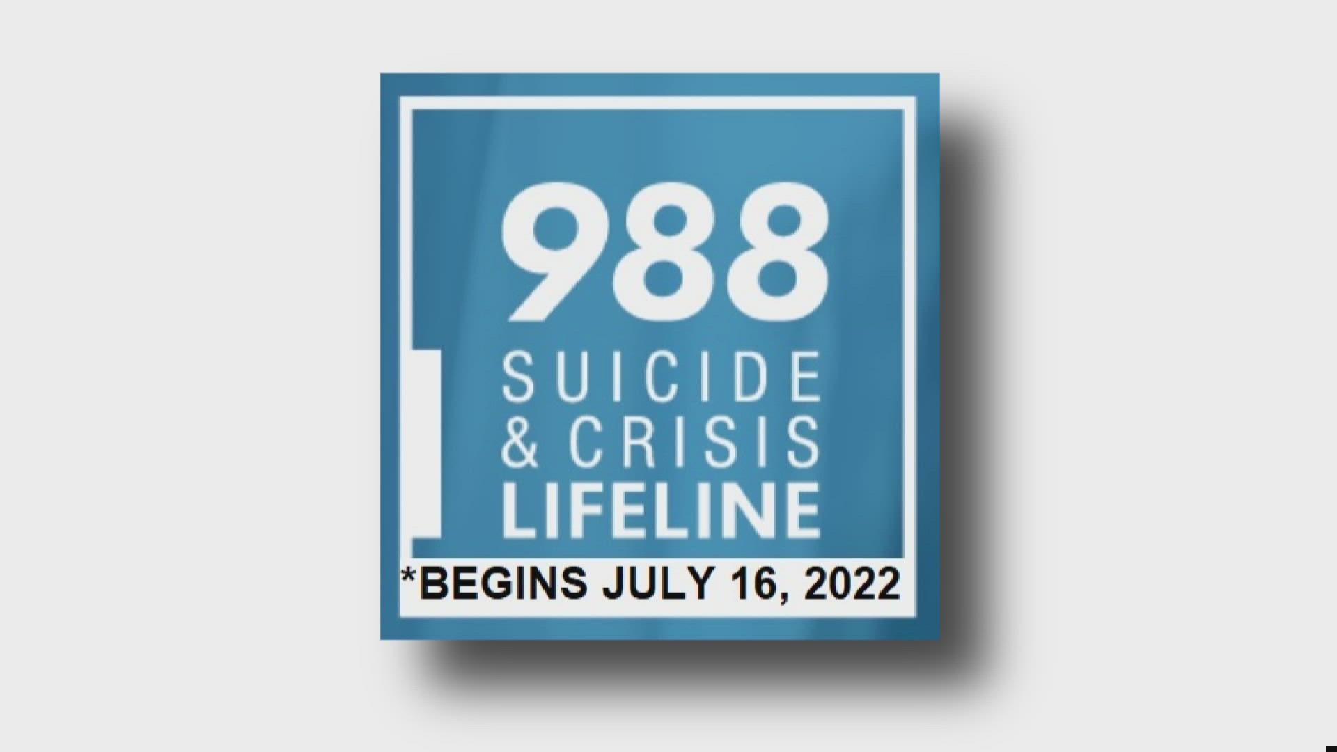 You can now call or text 988 if you are experiencing a mental health crisis.