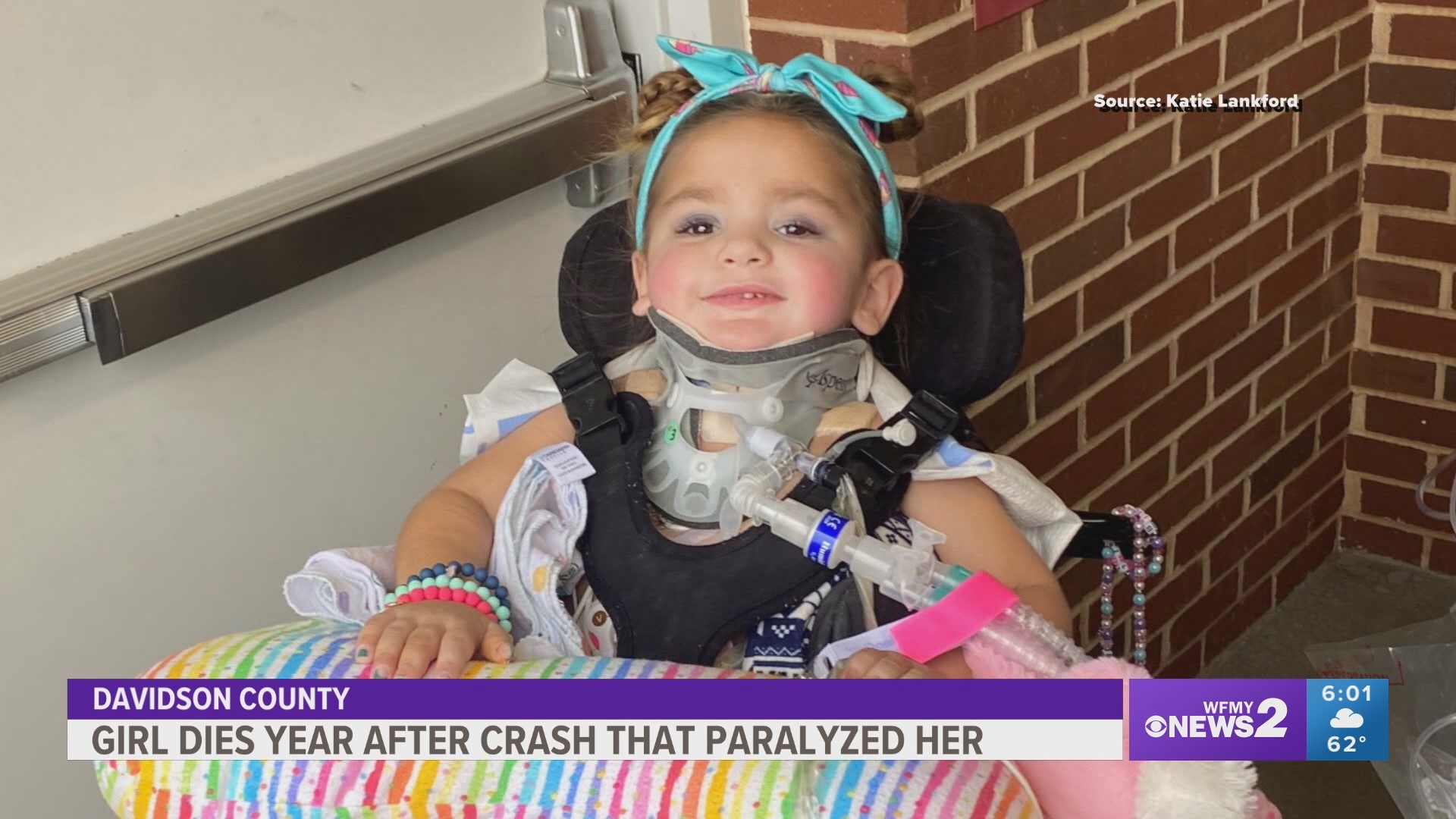 It is unclear if Gracie Lankford died from injuries from the crash.