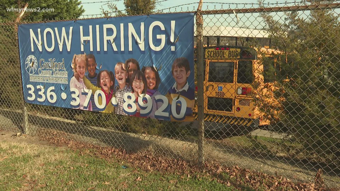 Guilford County Schools increase bonuses for bus drivers amid driver shortage