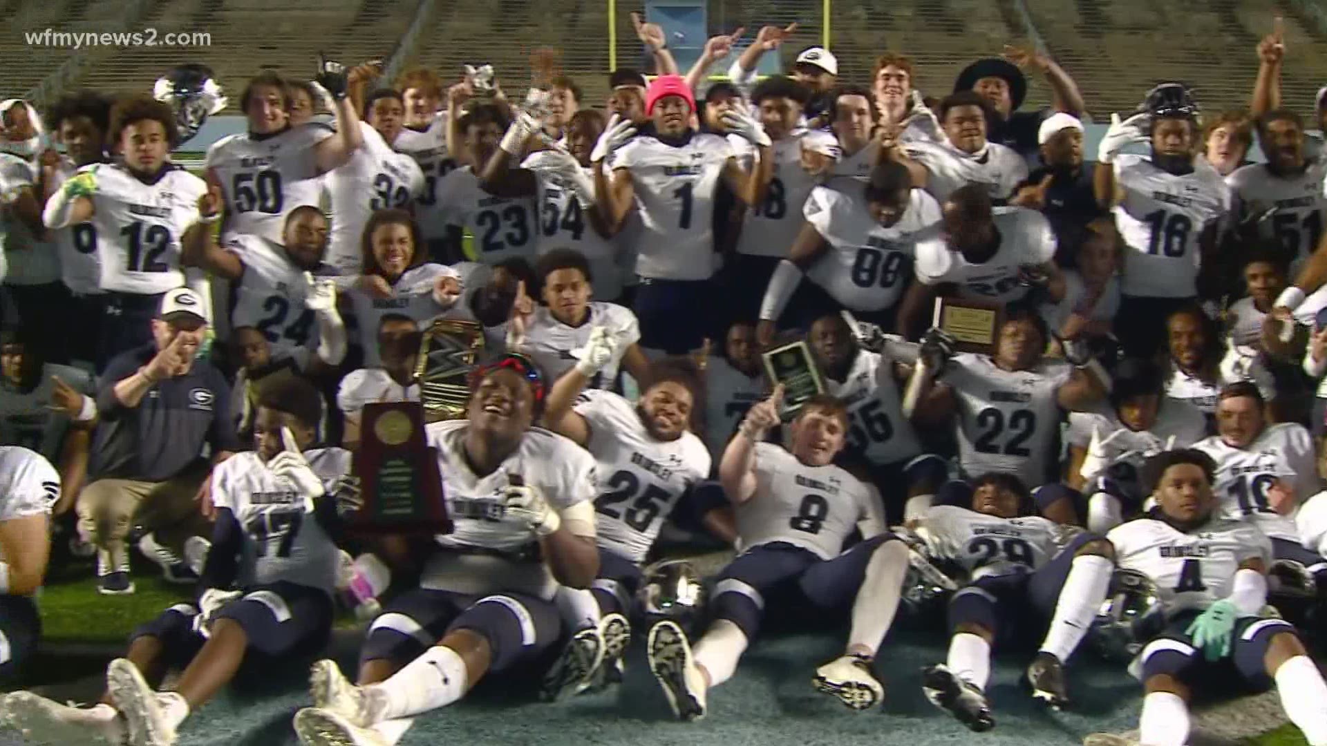 Grimsley won its first football title in 61 years. Seniors on the team reflected on the historic moment for their school.