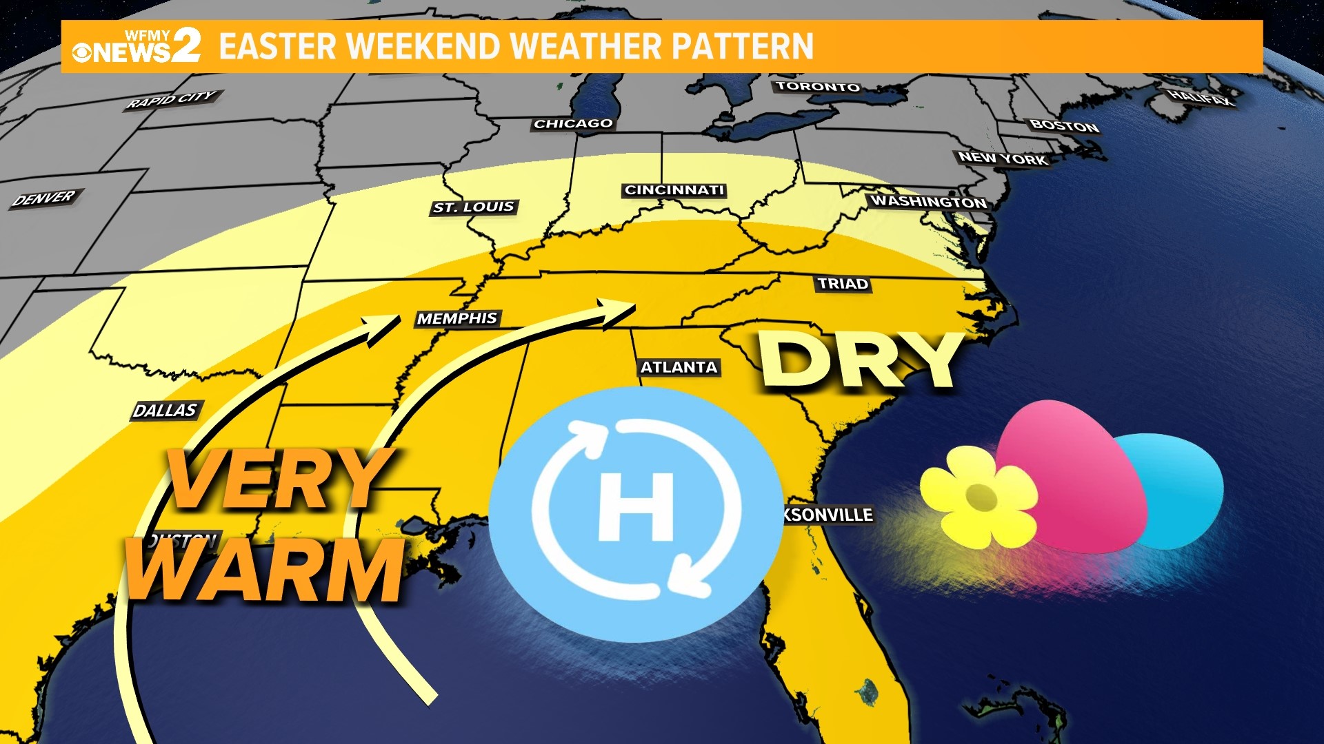 Easter Weekend Forecast in the Carolinas | wfmynews2.com