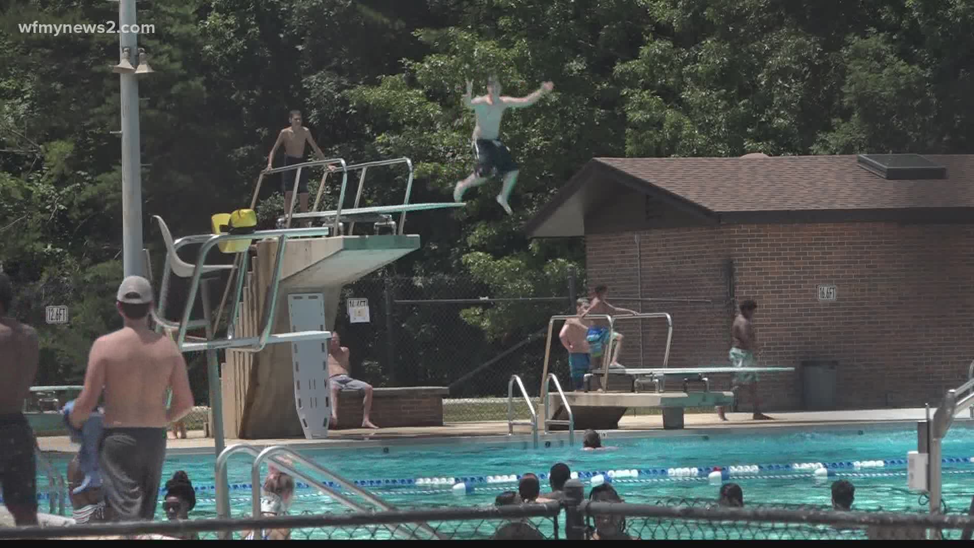 Some pools in the Triad are opening, and others are closed for the season. City officials around the Triad explain the decision and safety measures in place.