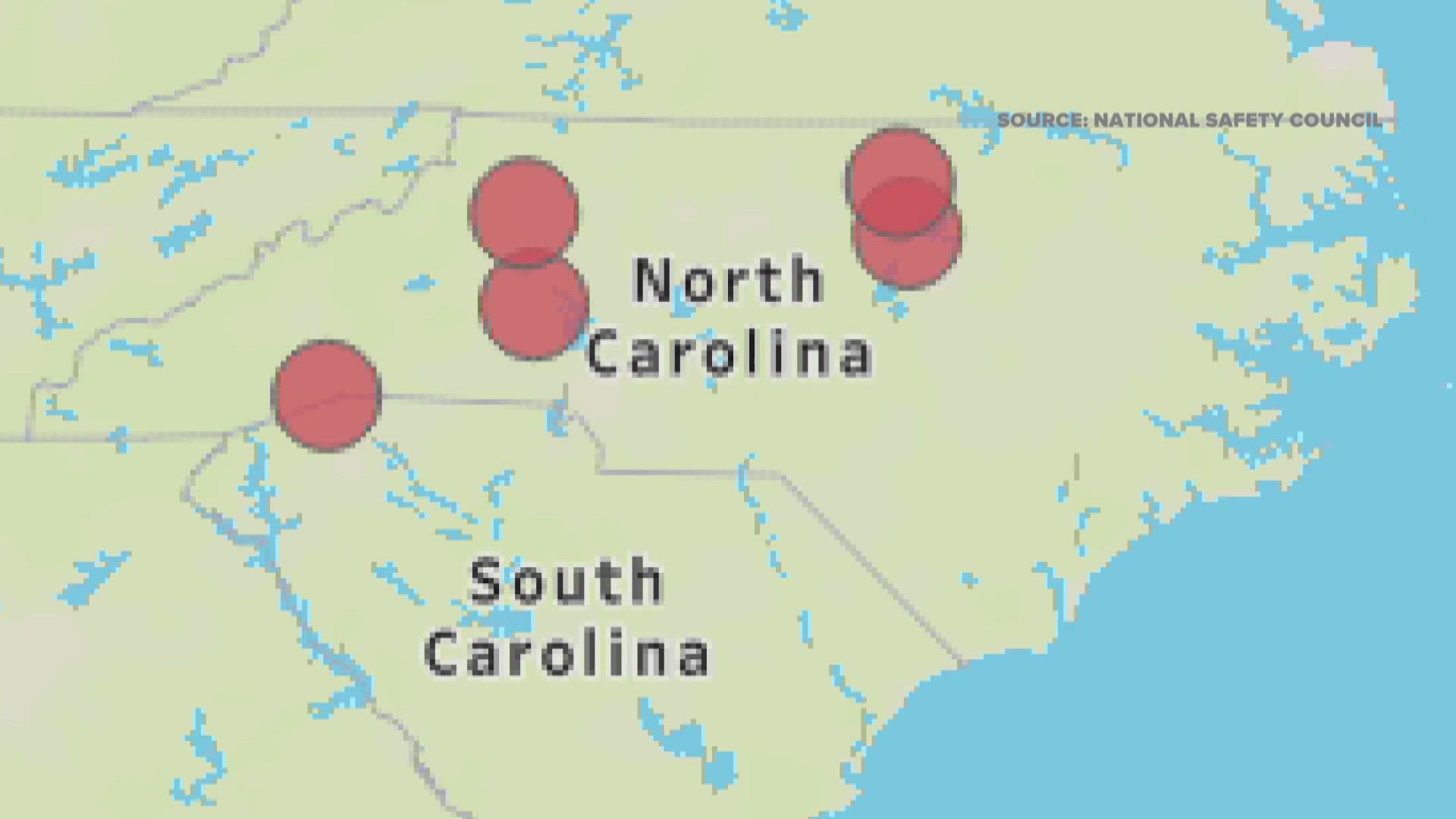 Ben Briscoe looks at national statistics on bus crashes and how many have happened in North Carolina.