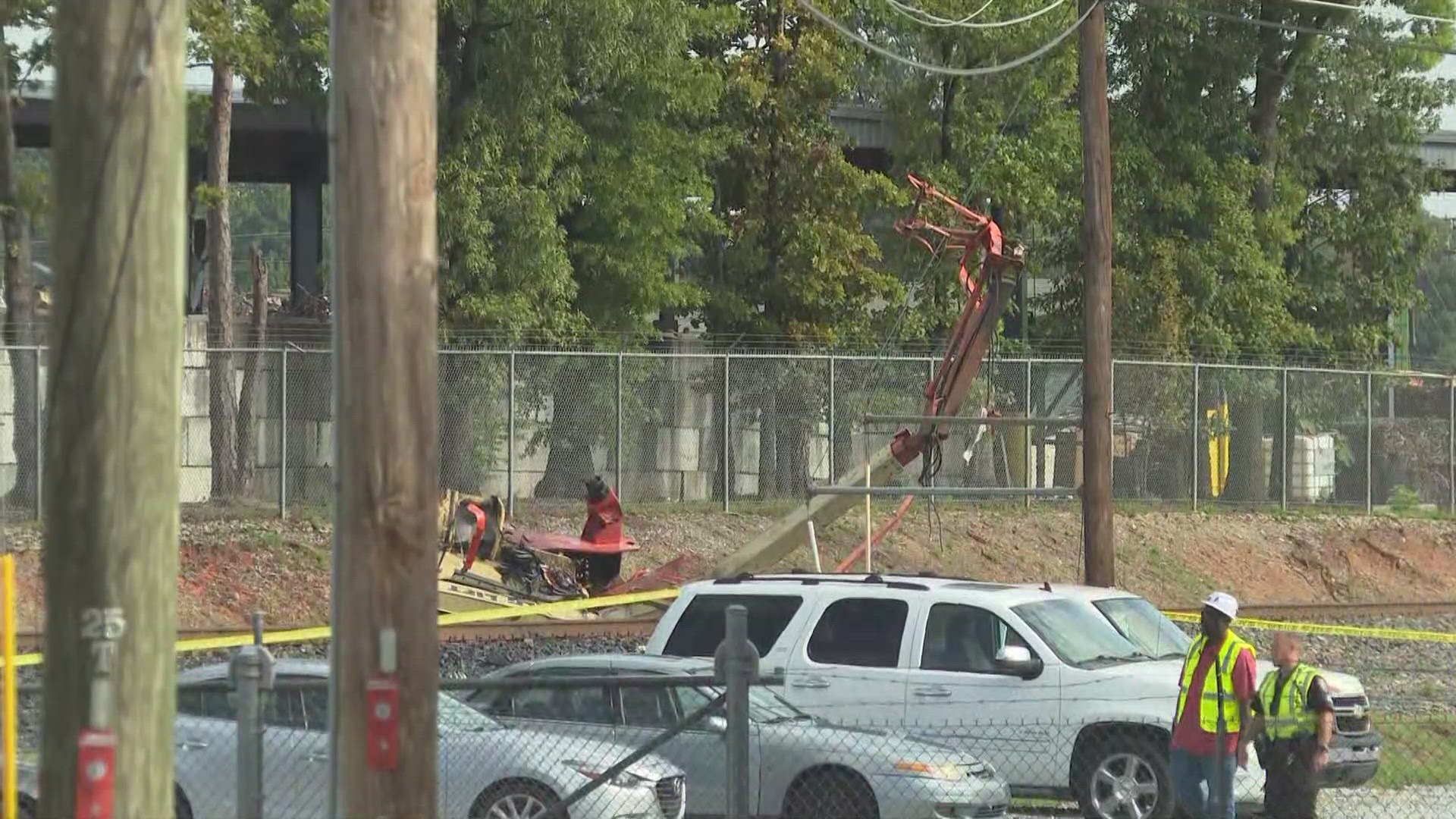 Greensboro police said Hilltop Road is closed between Fairfax Road and Roediger Court.