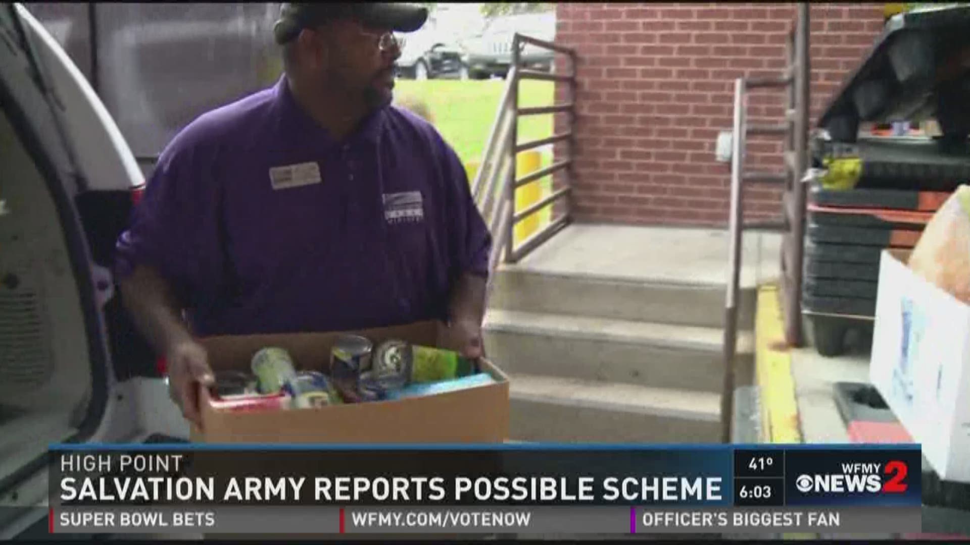 High Point Salvation Army Warns Public About Possible Scheme