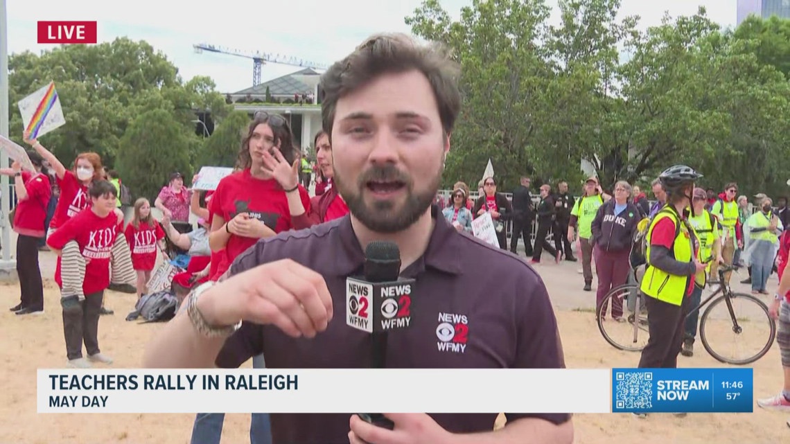 NC teachers unite to advocate for public school funding, higher pay ...