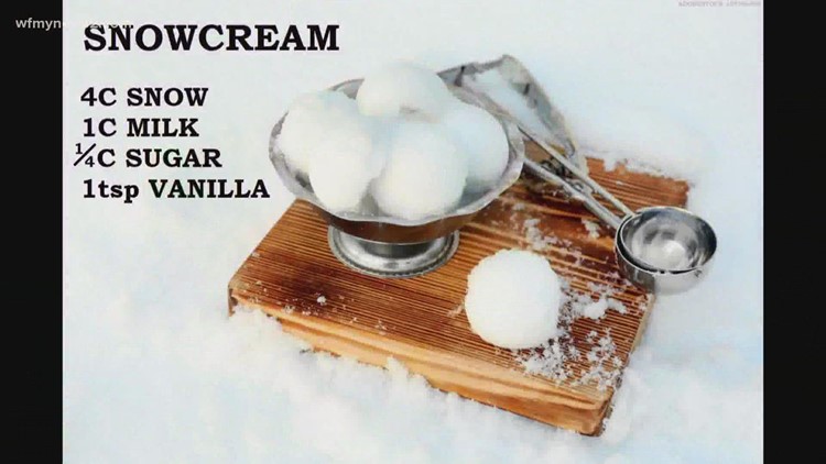 How to make snowcream