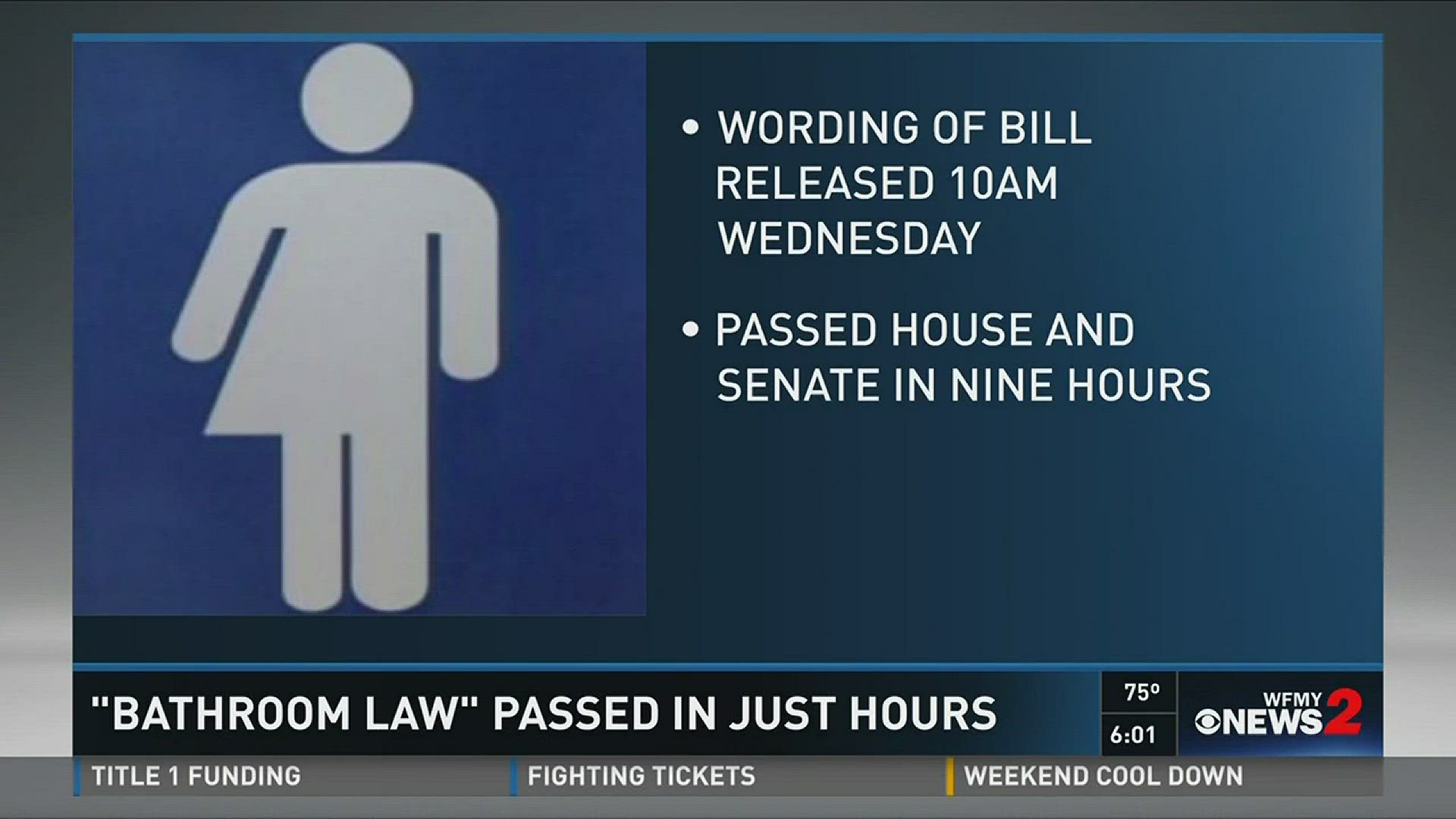 "Bathroom Law" Passes In Just Hours