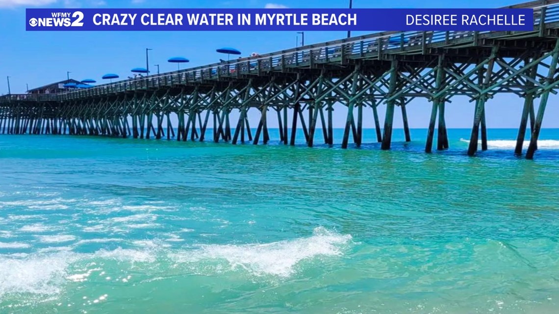 Why is Myrtle Beach water blue now?