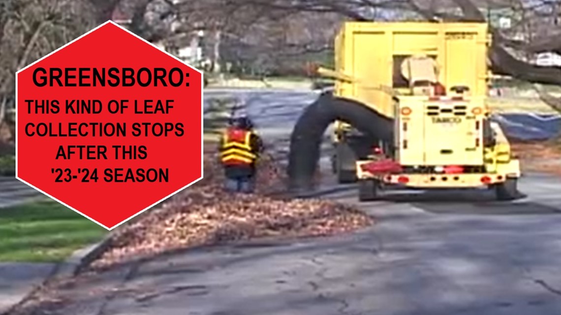 Greensboro loose leaf pickup is changing. Leaf collection tricks