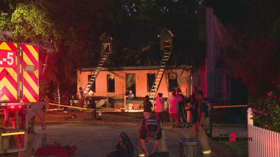 VIDEO: Family of 7 escapes Winston-Salem house fire