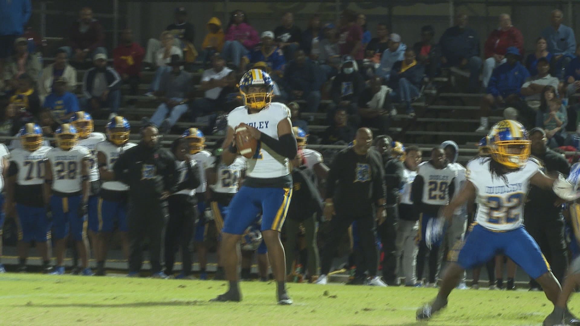 Friday Football Fever highlights between Dudley vs. Eastern Guilford on October 27, 2023